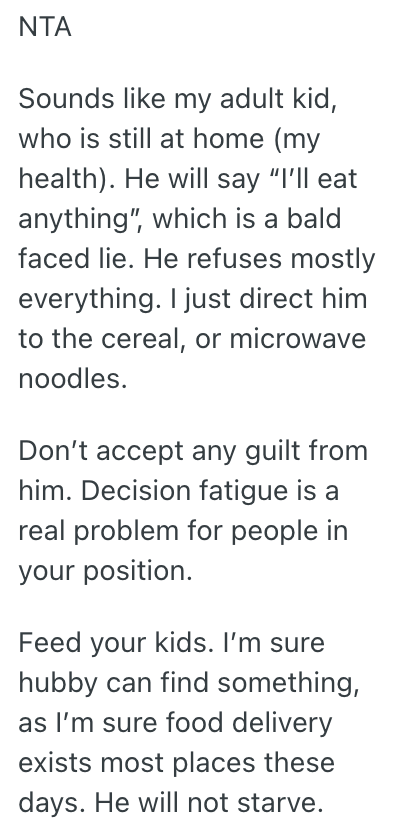 Screenshot 2025 04 01 at 8.12.11 AM Woman Has Four Very Picky Eaters To Cook For, But She Doesnt Think Her Husband Should Be One Of Them